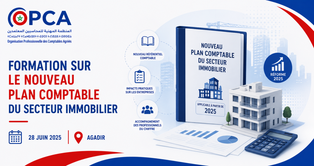 Formation sur le nouveau plan comptable du secteur immobilier
