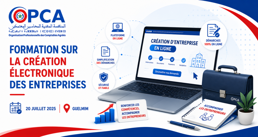 Formation sur la création électronique des entreprises